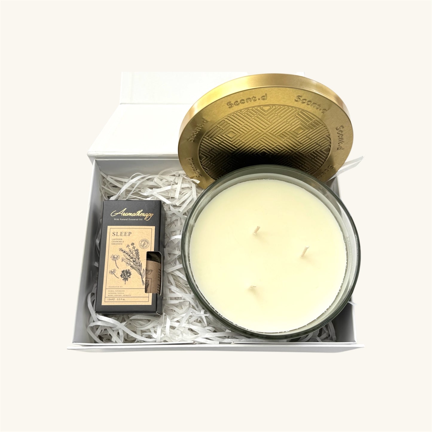 Amber Duo – Scented Candle &amp; Oil Gift Set